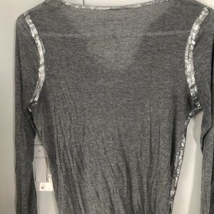 Zadig & Voltaire Tops - Willy foil long sleeve shirt Zadig & Voltaire Tops - Willy foil long sleeve shirt
